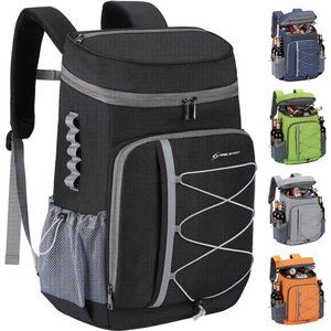 Cooler Backpack,35 Can Backpack Cooler Leakproof,Insulated Soft Cooler Bag